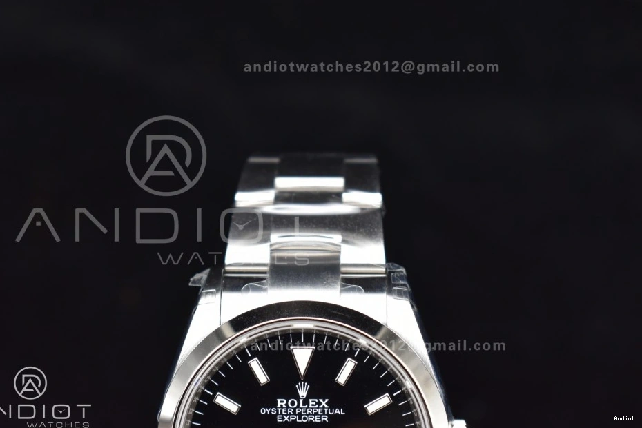 Explorer SS 124270 Dial DD3230 on 904L Steel 1:1 Best Black VSF Edition 36mm Bracelet 1120